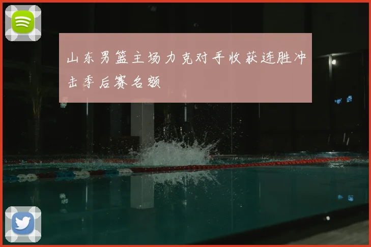 山东男篮主场力克对手收获连胜冲击季后赛名额